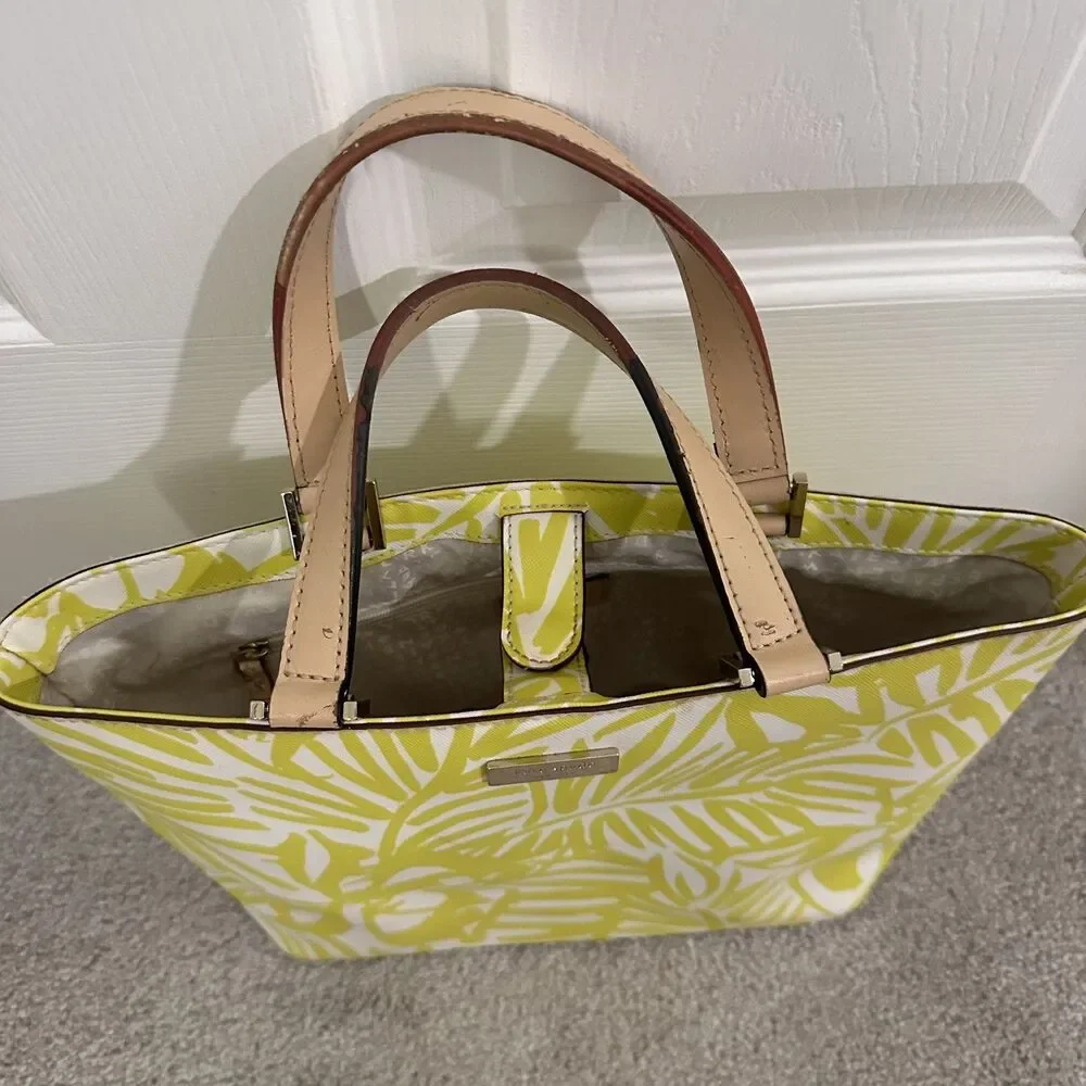 Kate Spade NewYork Yellow Grant Street Jules Grainy Vinyl Leather Tote - Picture 11 of 11